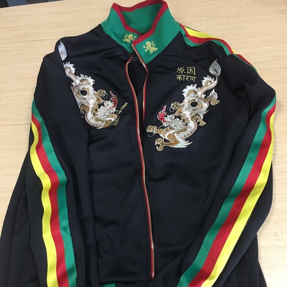 Reason Clothing Other - Reason Brand embroidered  track jacket